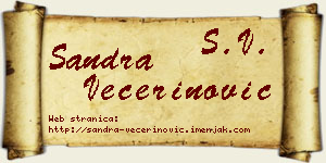 Sandra Večerinović vizit kartica